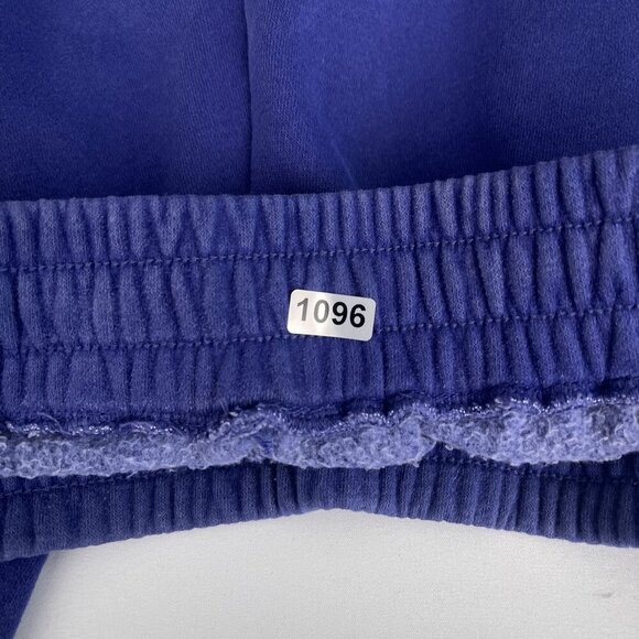 Fabletics Fleece Workout Jogger Sweatpants Drawstring Waist‎ Royal Blue Men 26 - Picture 8 of 13